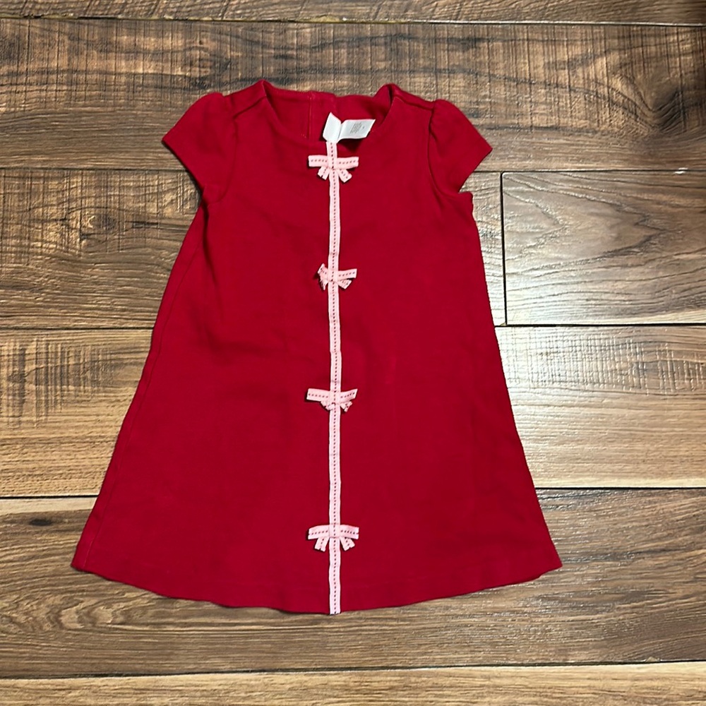 Janie and Jack 2T Red Short Sleeved Dress